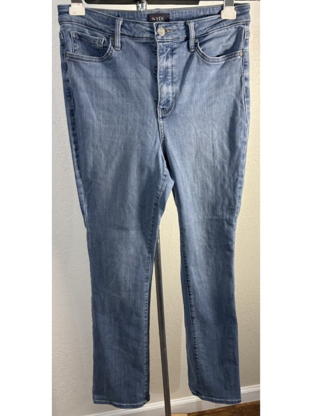 NYDJ Jeans Womens 10 Dark Wash Billie Mini Boot Sure Stretch 30X30 Bootcut